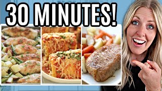 30-MINUTE DINNERS- QUICK & EASY Weeknight FALL Meals!
