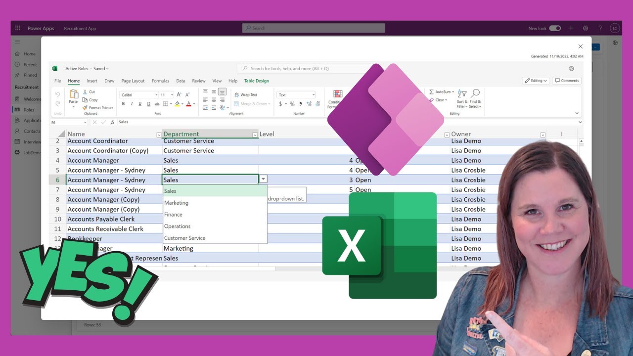 Excel Online for Model-Driven Power Apps: The Best Tool for Entering Data