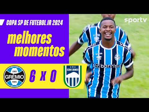Gols e lances de Grêmio x Serra Branca