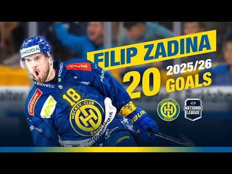 HC Davos | Filip Zadina | 20 National League Goals 2025/26