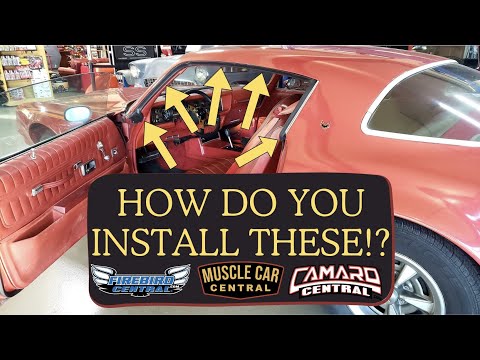 How to Remove and Install Weatherstripping on your Camaro & Firebird