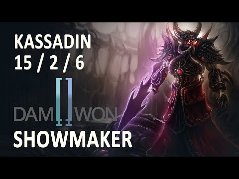 DWG Showmaker KASSADIN vs LEBLANC | Mid | Challenger | Korea | 15/2/6 (KDA)