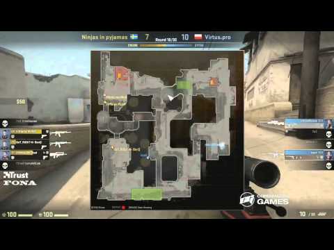 NiP vs Virtus.Pro [de_dust2 Map 3] - CS:GO CopenhagenGames 2014