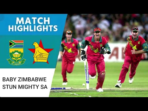 Final-Ball Thriller! Baby Zimbabwe Stun Mighty South Africa in Nail-Biter | Durban Highlights 2000