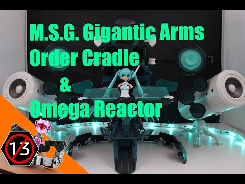 Stop-motion Model Review 018 - Gigantic Arms Order Cradle & Omega Reactor(Re-Upload)