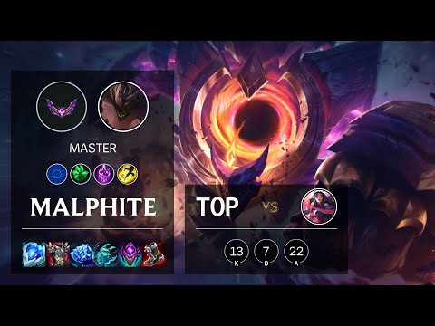 Malphite Top vs Irelia - EUW Master Patch 12.5