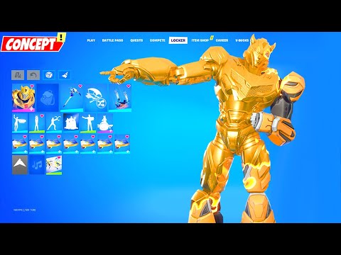 What if...  GOLDEN Transformers Bumblebee in Fortnite