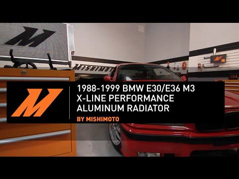 1988-1999 BMW E30/E36 M3 X-Line Performance Aluminum Radiator Features & Benefits by Mishimoto