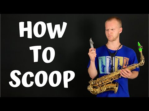 How to scoop notes on saxophone!