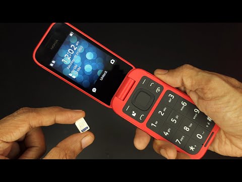 Nokia 2660 Flip - How To Insert/Remove SIM and Micro SD Card