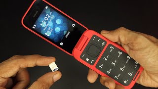 Nokia 2660 Flip - How To Insert/Remove SIM and Micro SD Card