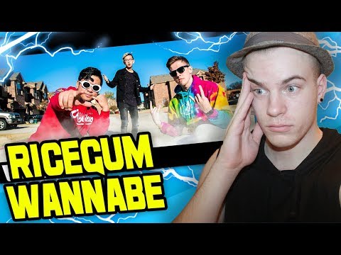 REACTING TO RICEGUM WANNABE - NoBoom ft. iiFNaTiK (Music Video)