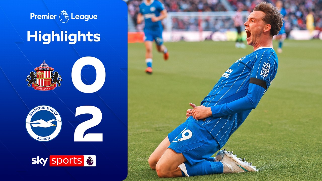 Super Seagulls win amid VAR controversy! 👀 | Sunderland 0-2 Brighton | Premier League highlights