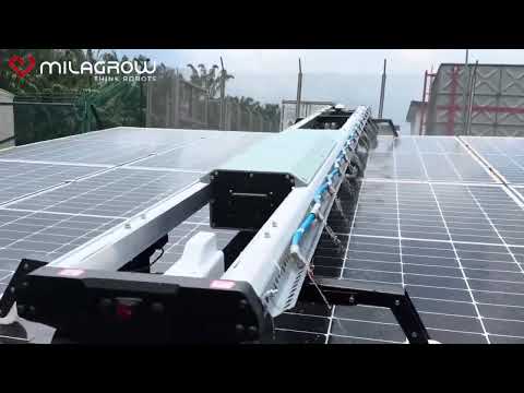 Solar Panel Cleaning Robot G1SP1 | Intelligent, Solar-Powered Robot for Large-Scale Solar Plants