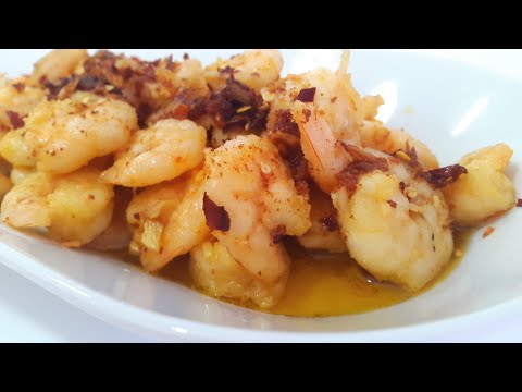 SPANISH GARLIC SHRIMP À LA GUILHO