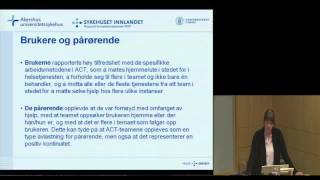 Video av Evaluering av ACT-team i Norge 2/2