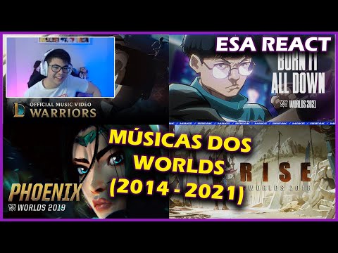 ESA REACT MÚSICAS DE TODOS OS WORLDS (2014 - 2021)
