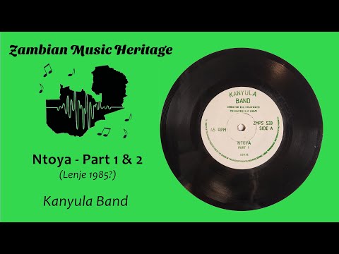 Kanyula Band - Ntoya - Zambian music single (Lenje, 1985?)
