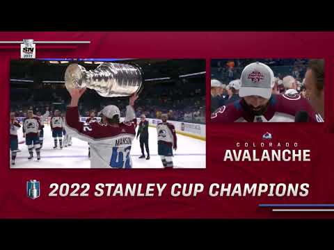 Nazem Kadri post-game interview after winning the NHL Stanley cup! (Ex-Toronto Maple Leafs).