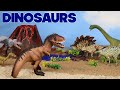 Meet The Dinosaurs Epic Dino Diorama With An Erupting Volcano