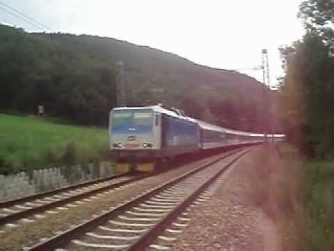 363.071 s rychlíkem v úseku Zdice-Beroun