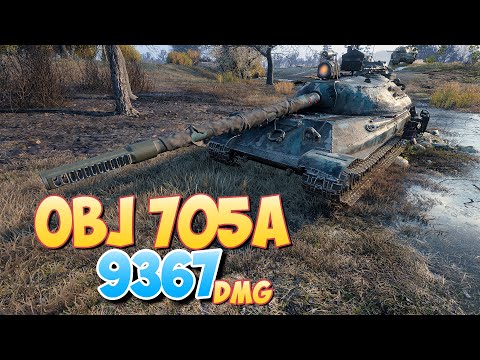 Obj 705A - 4 Kills 9.3K DMG • World Of Tanks