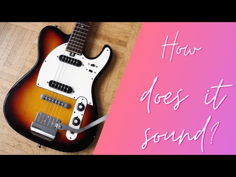 How does it sound? Sakai (Kawai/Teisco-ish) T-style guitar - made in Japan mid-1970s