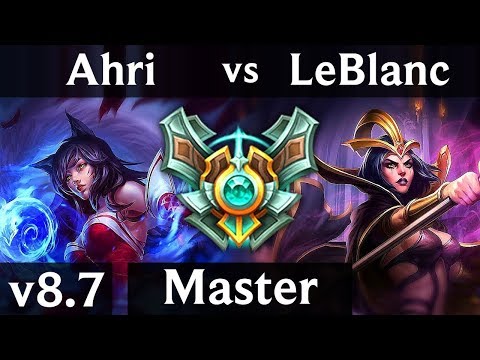 16/1/4 LeBlanc vs Ahri, Platinum 1 gameplay, Patch 8.11, Road to Diamond!