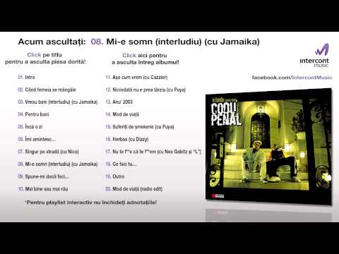 Codu' Penal - Mi-e somn (interludiu) (cu Jamaika) (08/20) [În familie pentru bani]