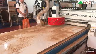 Máy CNC Router thay dao tự động | Máy CNC cắt ván tải nặng Holztek