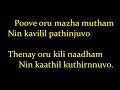 [Karaoke] poove oru mazhamutham....