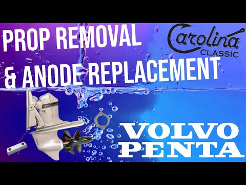 Volvo Penta DP 290 Prop Removal & Anode Replacement