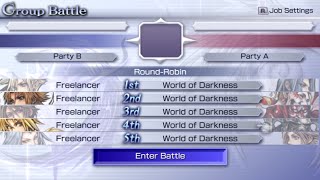 [Dissidia 012 Group Battle] Glocktar, King of The Lilies VS Xavier
