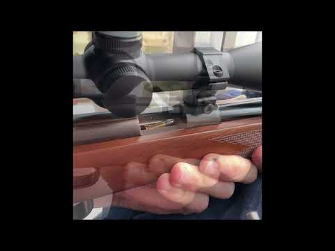 Anschutz 64 ejection - casings ejecting upwards, not to the right.