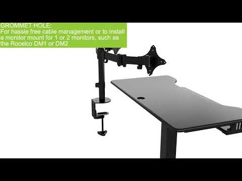 Rocelco MSD-40 Mobile Sit to Stand Desk