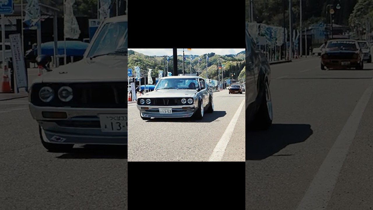 カッコいい旧車達の加速退場シーン！