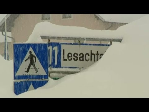 Linda Eriksson om regn och snömängder i Europa - Nyhetsmorgon (TV4)