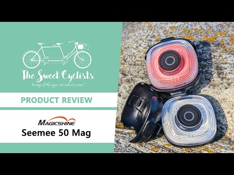 Magicshine Seemee 50 Mag LED Magnetic Bike Lights  - feat 50 lumen + White/Red Mode + USB-C Charging