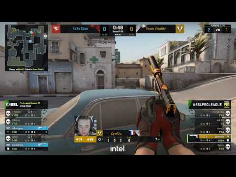 ZywOo 1vs5 clutch pistol round ACE vs FaZe [ ESL Pro League Season 13 ]