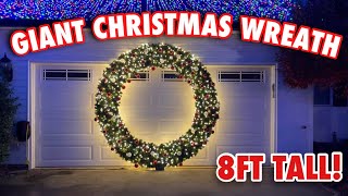 8FT CHRISTMAS WREATH - TUTORIAL