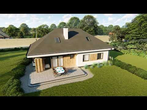 Z106 - Gotowy projekt domu parterowego we współczesnym stylu do 115 m2