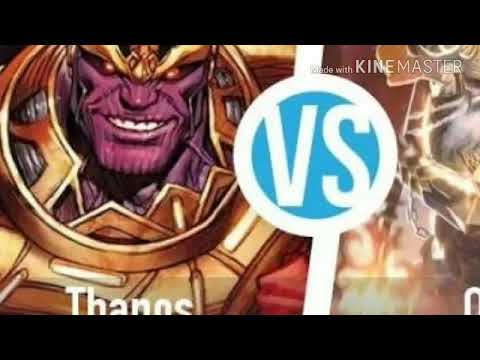 Death Battle Of Thanos Vs Odin