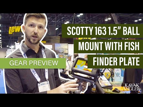 Scotty 163 1.5" Ball Mount with Fish Finder Plate | Gear Preview