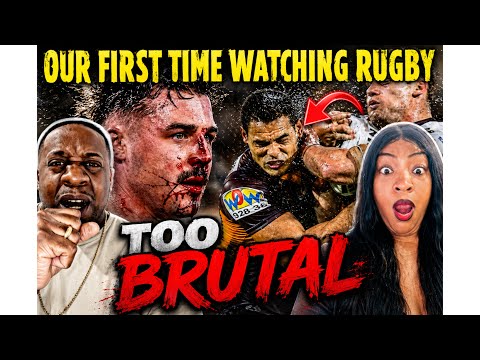 Is This Legal? American Couple's First Time Watching RUGBY'S HARDEST HITS, BIGGEST TACKLES