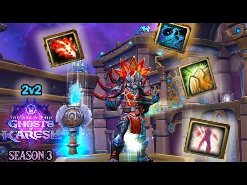 Farseer Resto Shaman PVP 2v2 ARENA SEASON 3 (WoW The War Within) [Patch 11.2] 💧💎💧