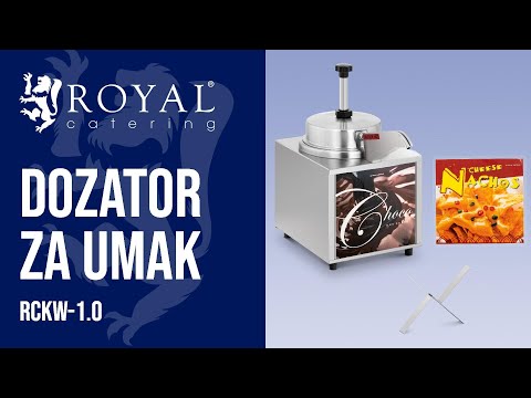 videozapis - Dozator za umake - s funkcijom grijanja - nacho sir - čokolada - 3,3 L