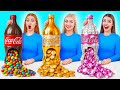Rich Vs Broke Vs Giga Rich Food Challenge Epic Food Battle By Multi DO Smile
