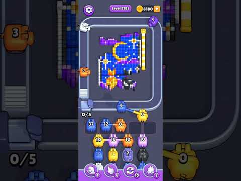 Pixel Flow Level 2185 Walkthrough