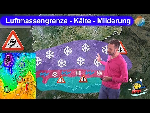 Air mass boundary, freezing rain, snow & ice! Cold & milder weather. Forecast December 14-20, 2022.