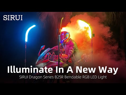 SIRUI B25R- The World's First Bendable LED Light